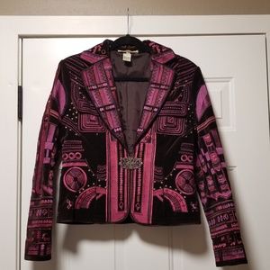 Johnny Was velvet jacket